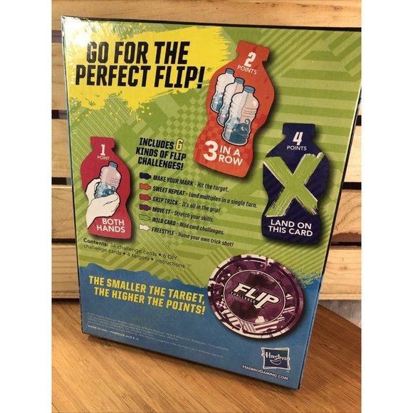 Hasbro Gaming Flip Challenge: 40 Awesome Challenges 2017 Game ages 7+ New sealed - Picture 4 of 6